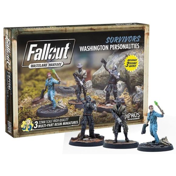 Fallout: Wasteland Warfare - Survivors: Washington Personalities - Picture 2 of 7